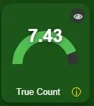 True Count gauge